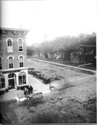 Historic Photo of Old Building Arches